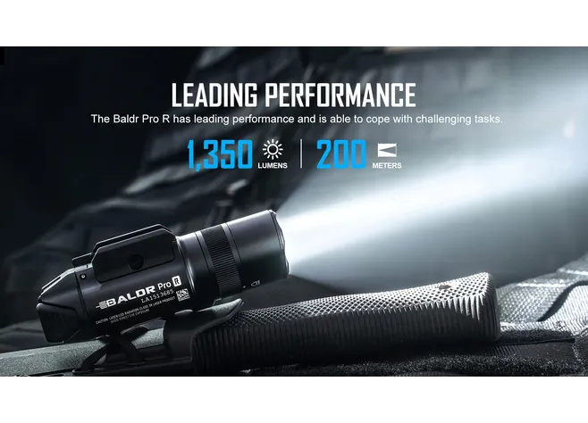 Ліхтар Olight Baldr Pro R Black Фото 2